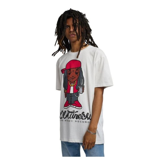 Lil Wayne Tunechi T-Shirt Tee White YMCMB Weezy Rap Men's - Picture 3 of 9